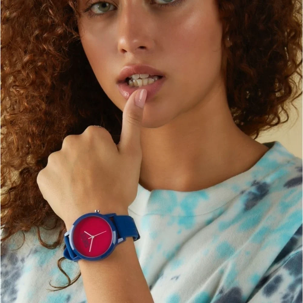 New GUESS Blue Silicone UNISEX WATCH